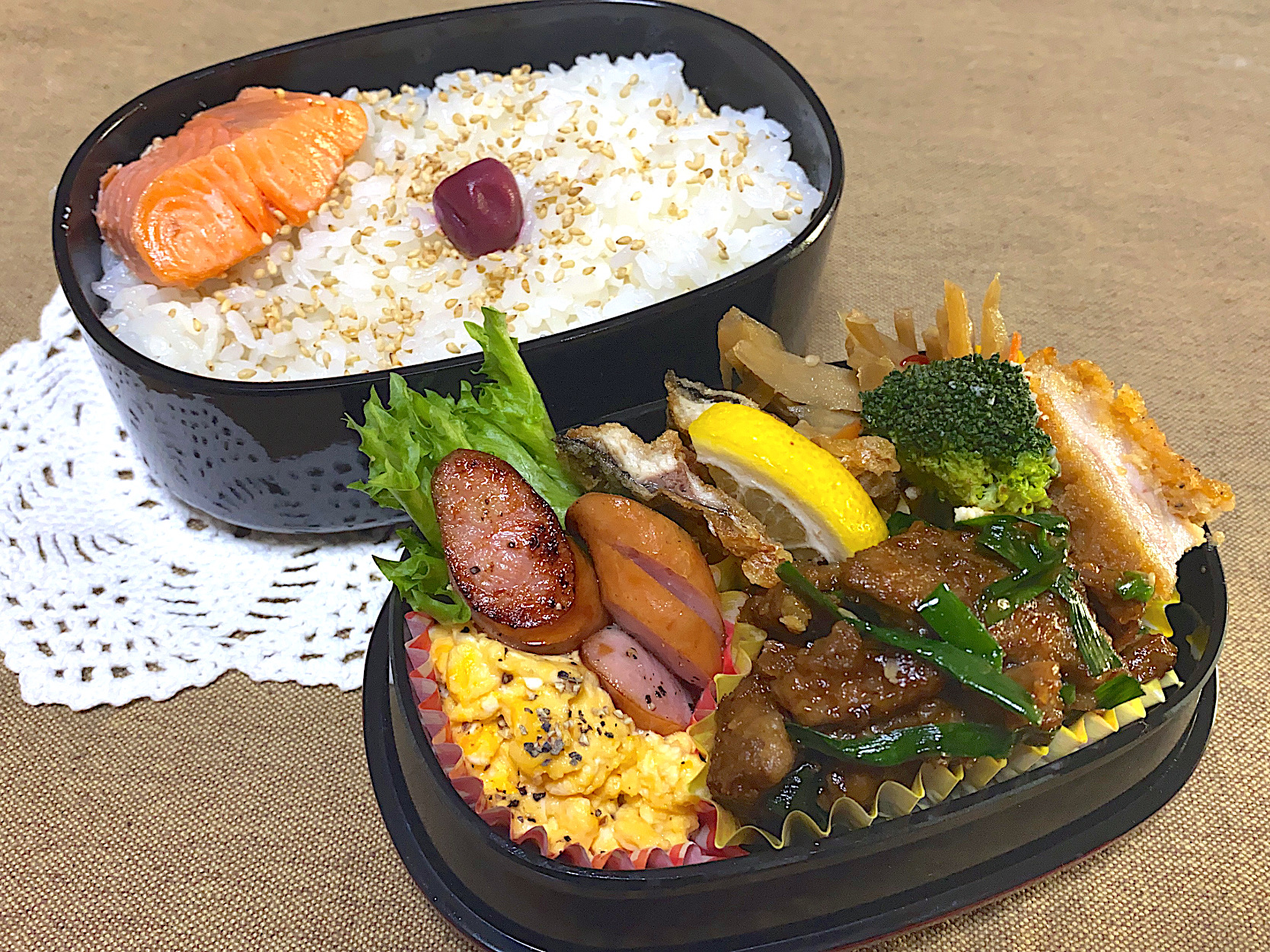 ニラ🌱レバ弁当