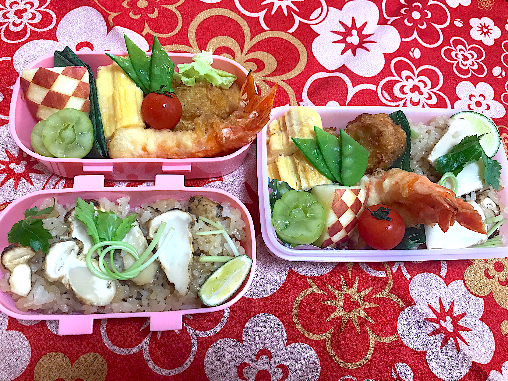 松茸ご飯弁当