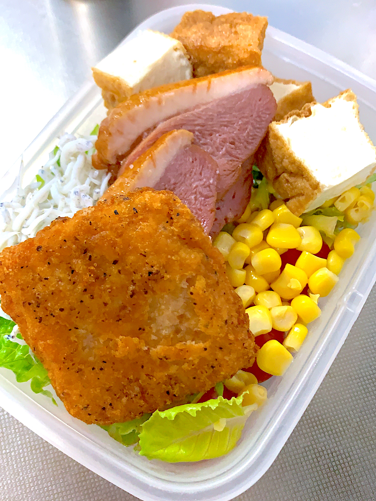 今日のお弁当^ - ^自分用！