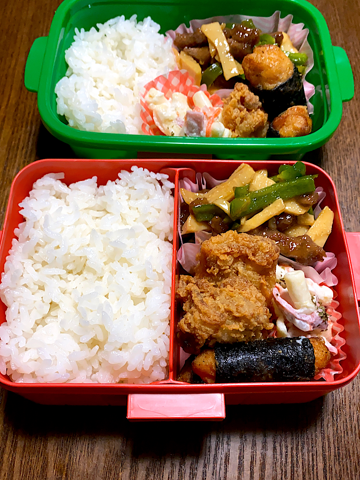 青椒肉絲弁当