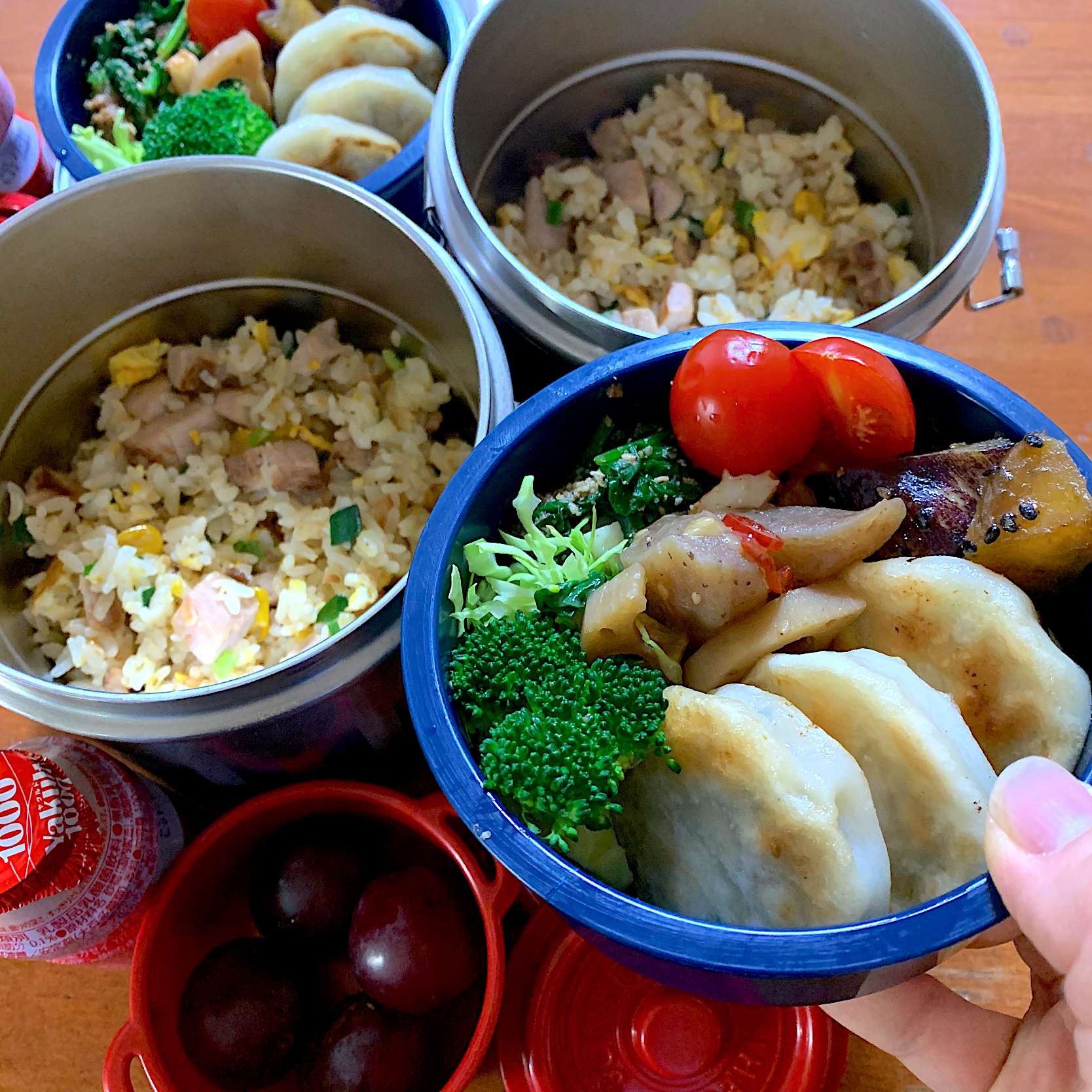 チャーハン&にらまんじゅう弁当