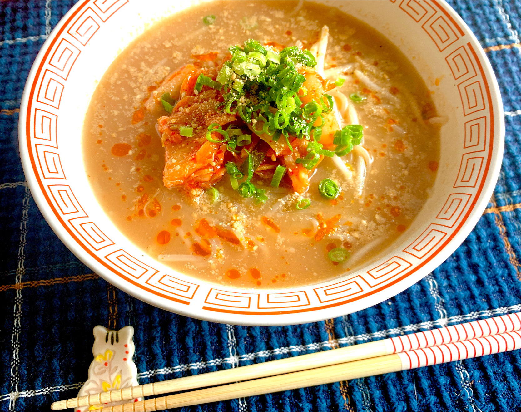 鶴橋冷麺を温麺で🍜