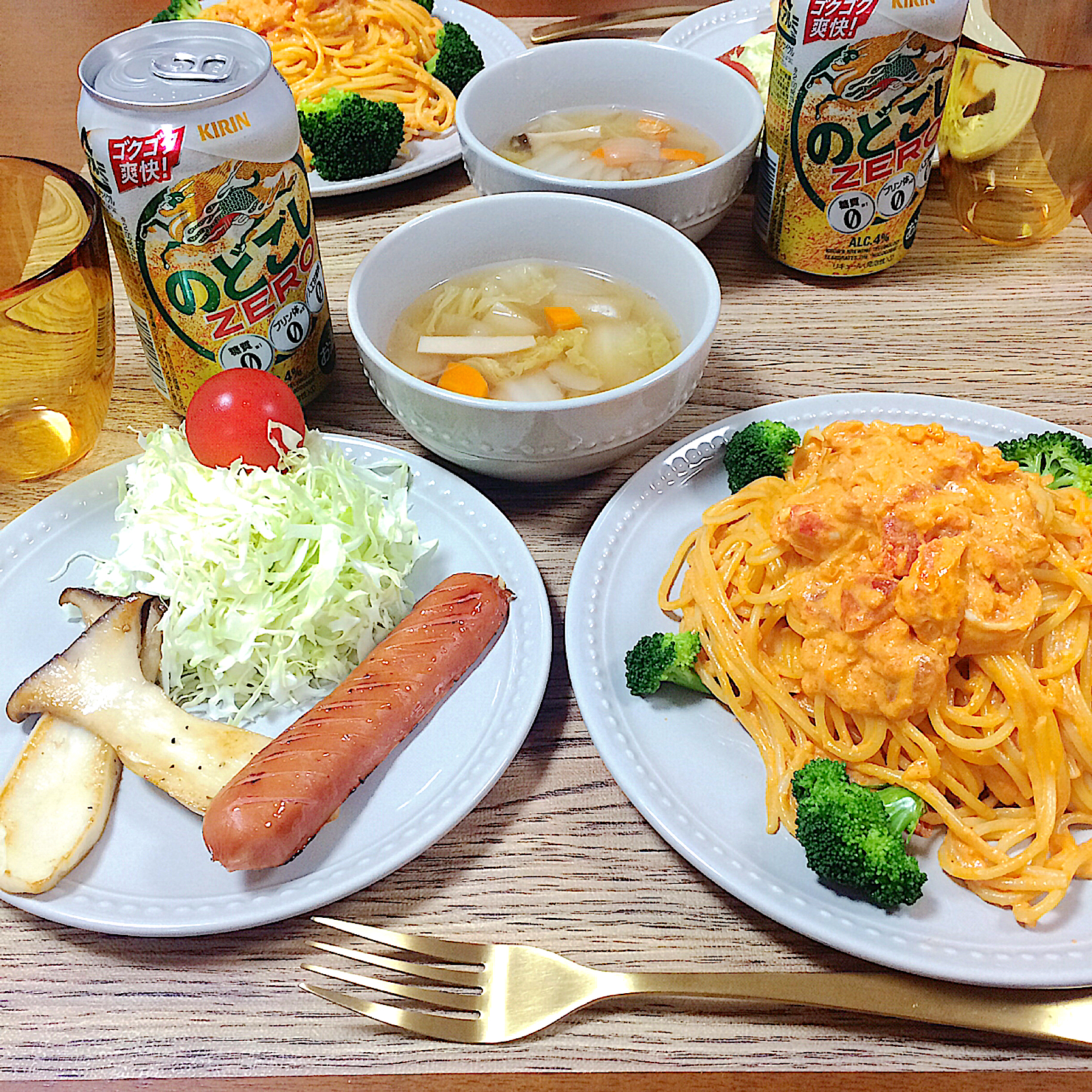 エビのトマトクリームパスタ🍝