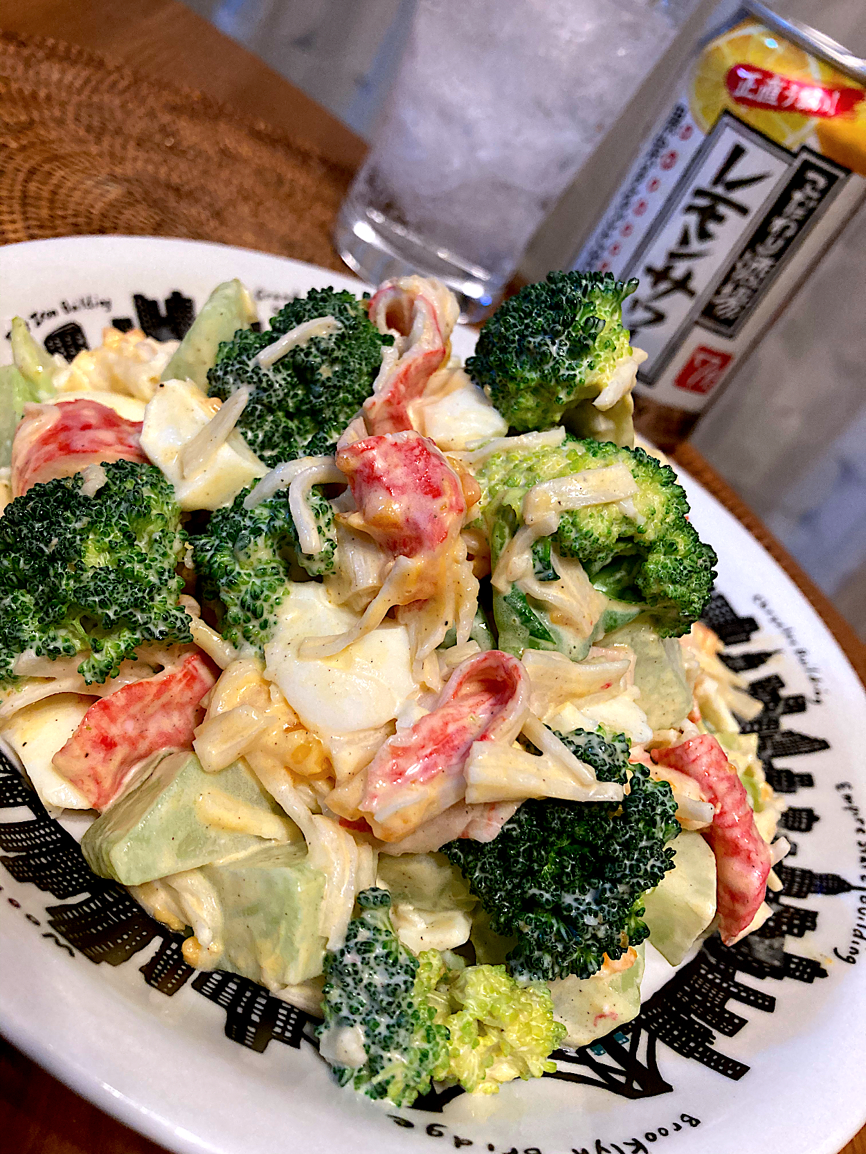 ブロッコリーとカニカマと玉子のサラダ😋🥗💕✨