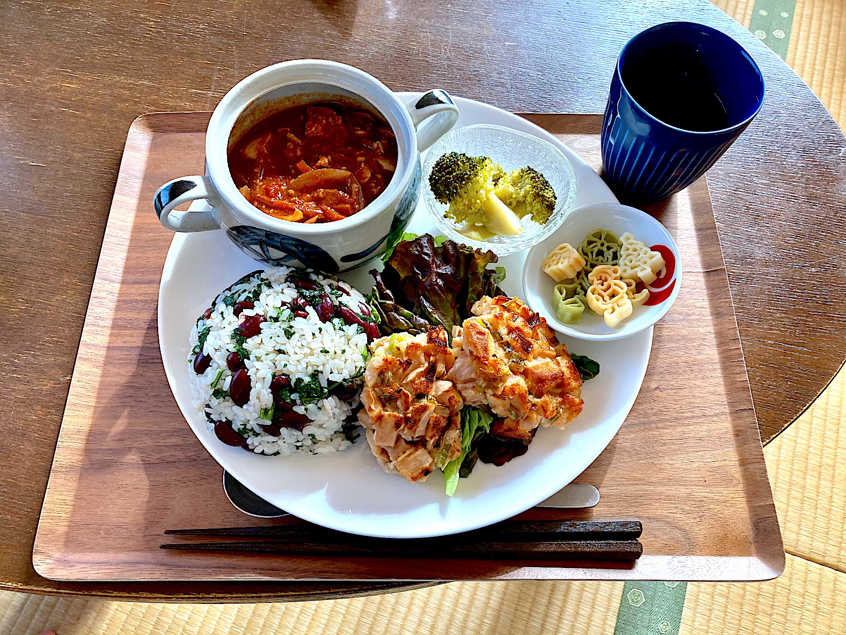 ベジランチ♡麩ナゲットのご飯