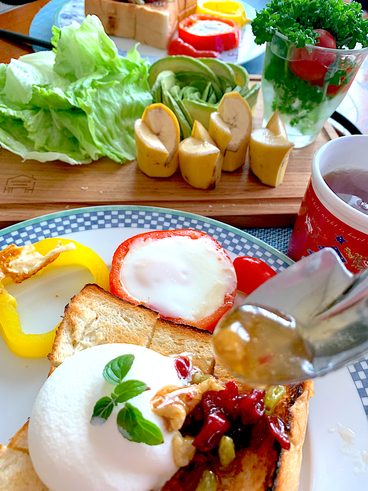 乃が美 年越し生食パン🍞ハチミツナッツトーストで朝ごパン