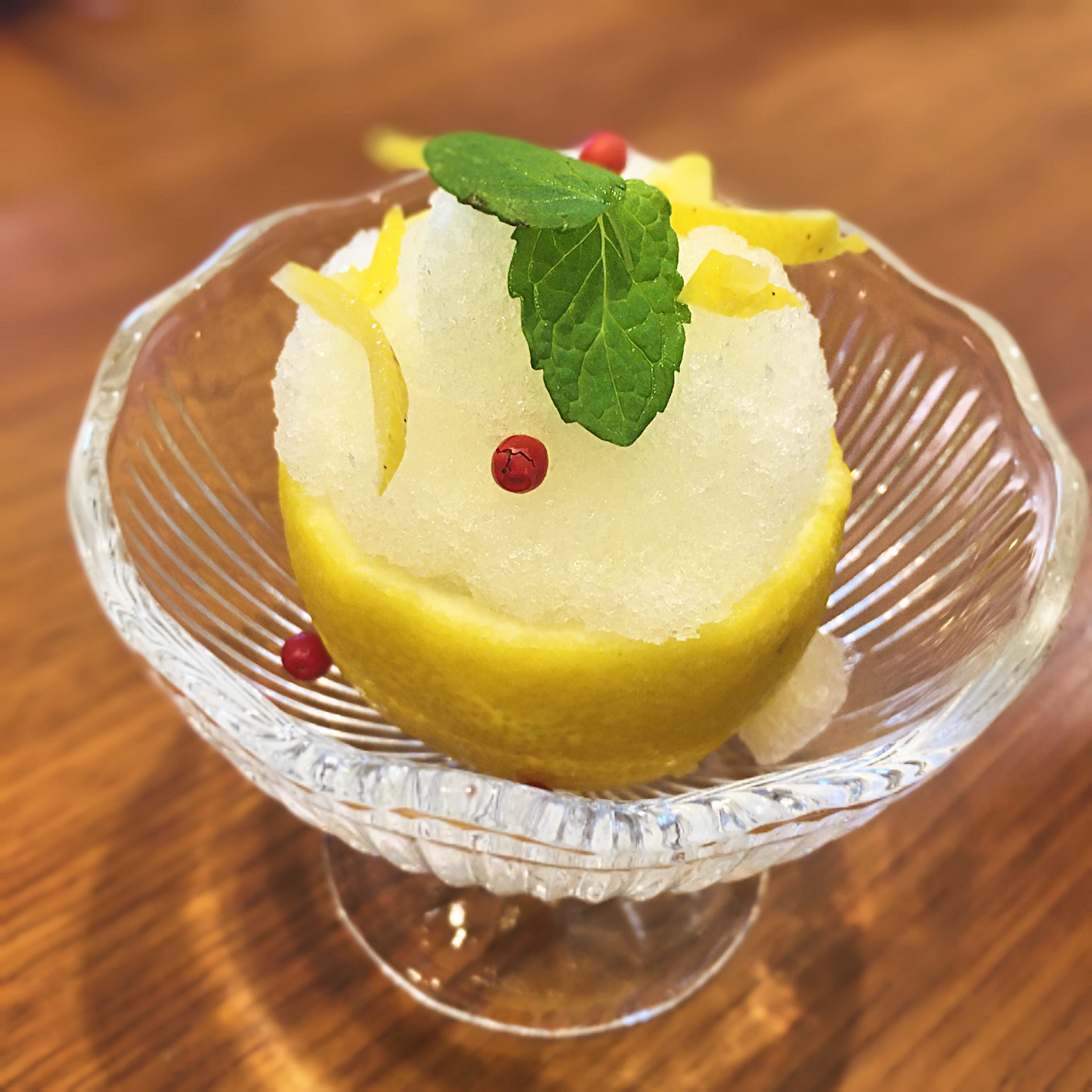 レモンのグラニテ🍋