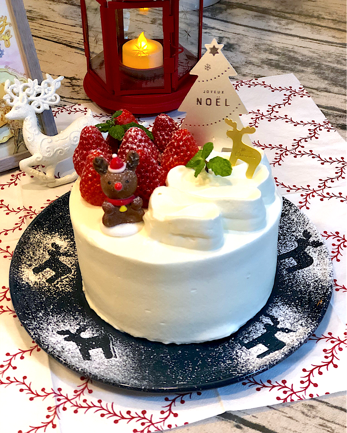 いちご🍓のクリスマスショートケーキ