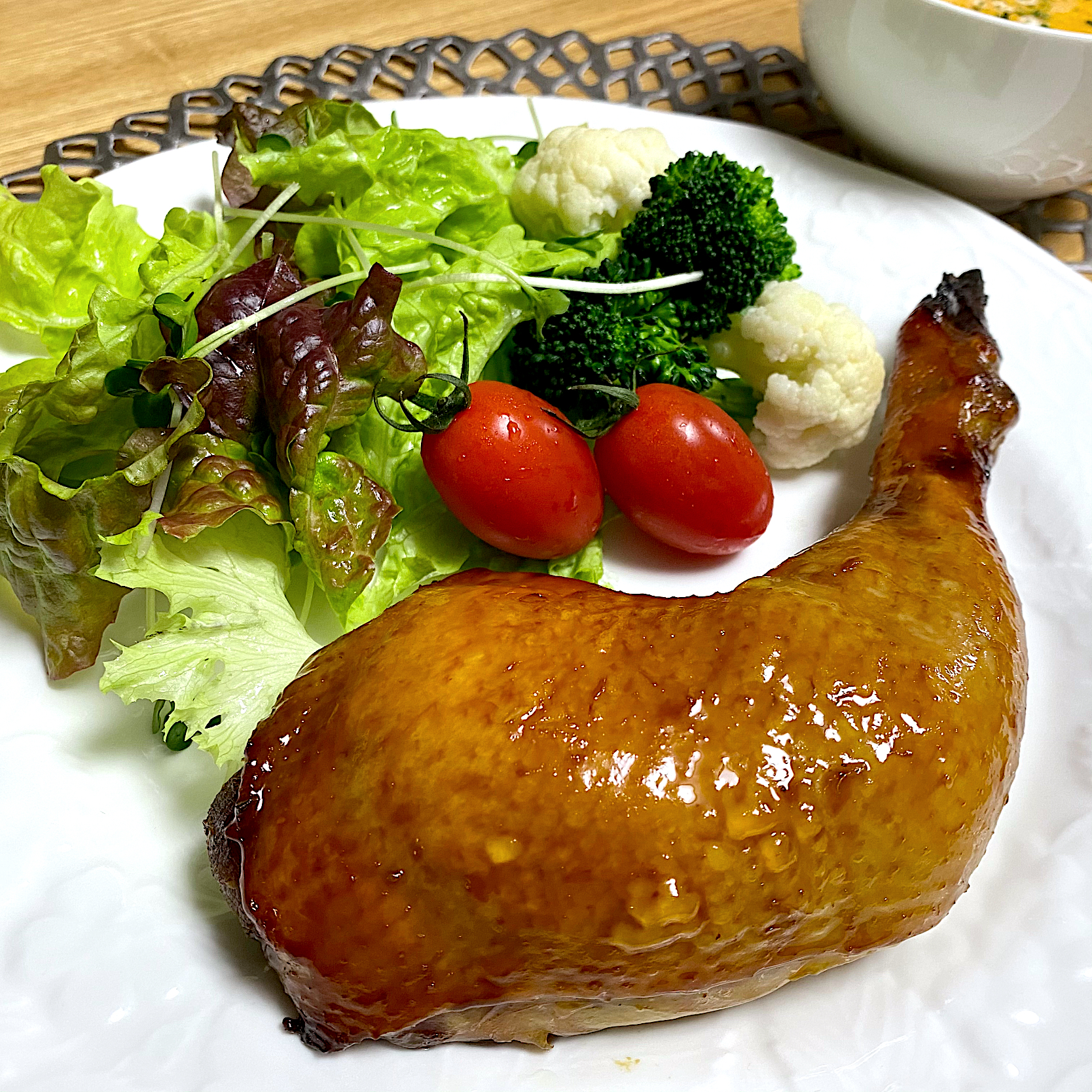 由美さんの料理 お義母さまのローストチキン♡