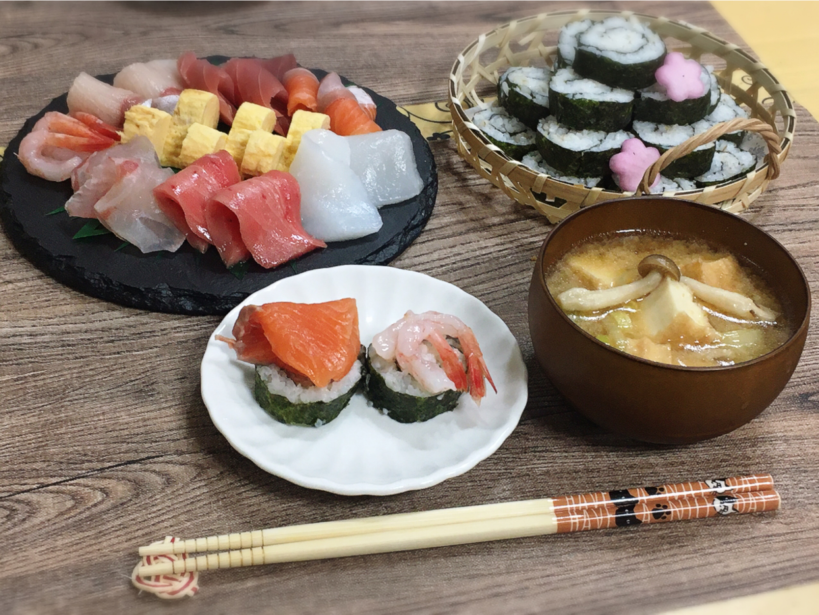 お好み乗せ寿司～夕飯