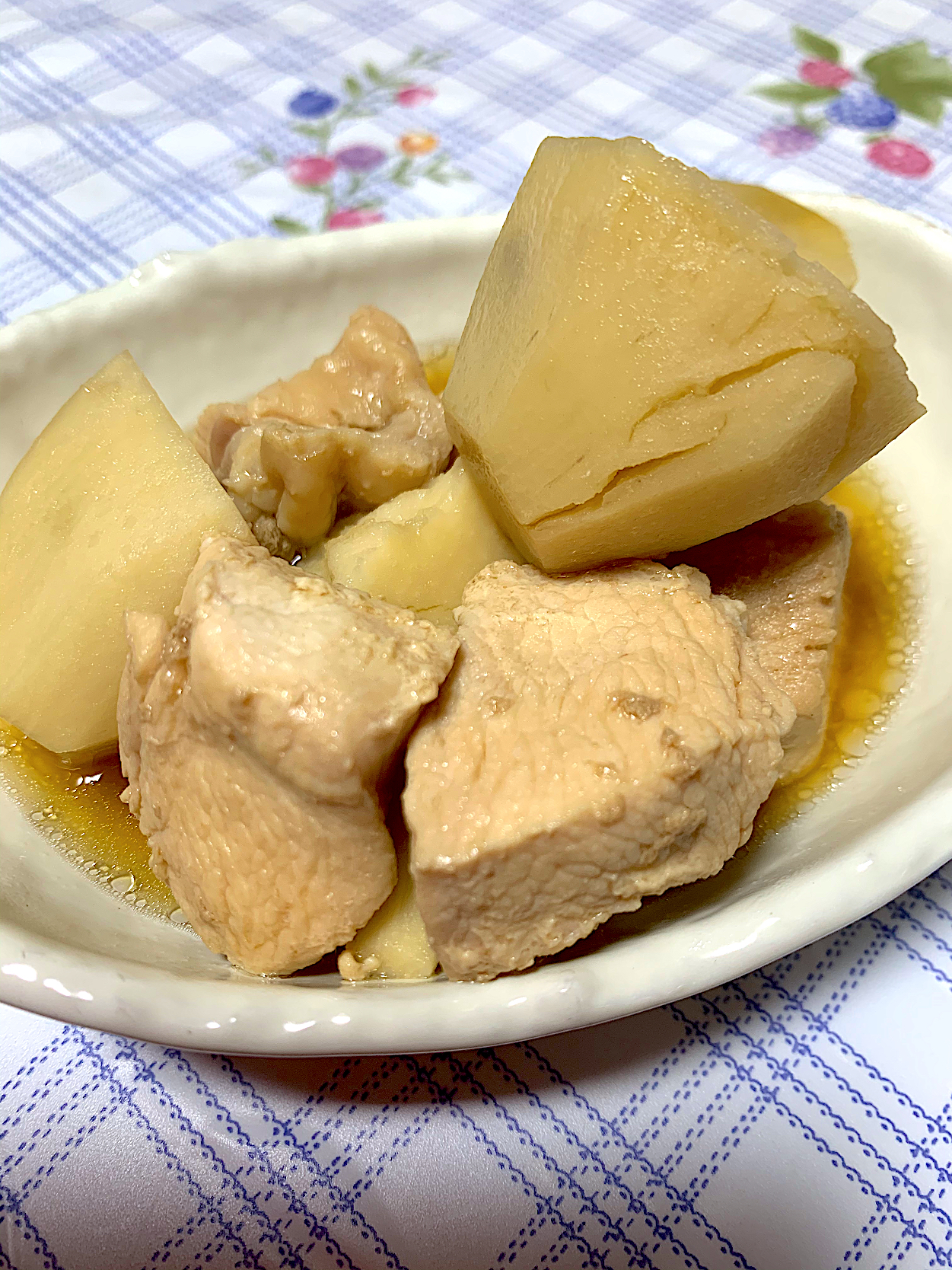 子頭と鶏胸肉の煮物 煮物グランプリ21 ヤマサ醤油株式会社