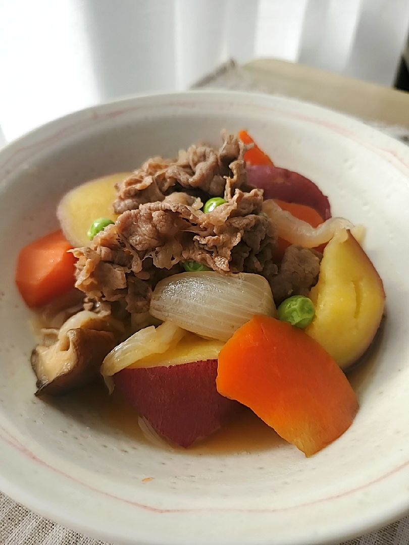 さっぱりして美味しい薩摩ジャガ😋

甘味は🍠のさつま芋の自然な甘さ