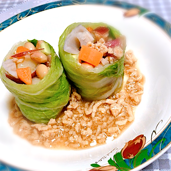 煮込まない❣️ロール白菜サラダ🥗