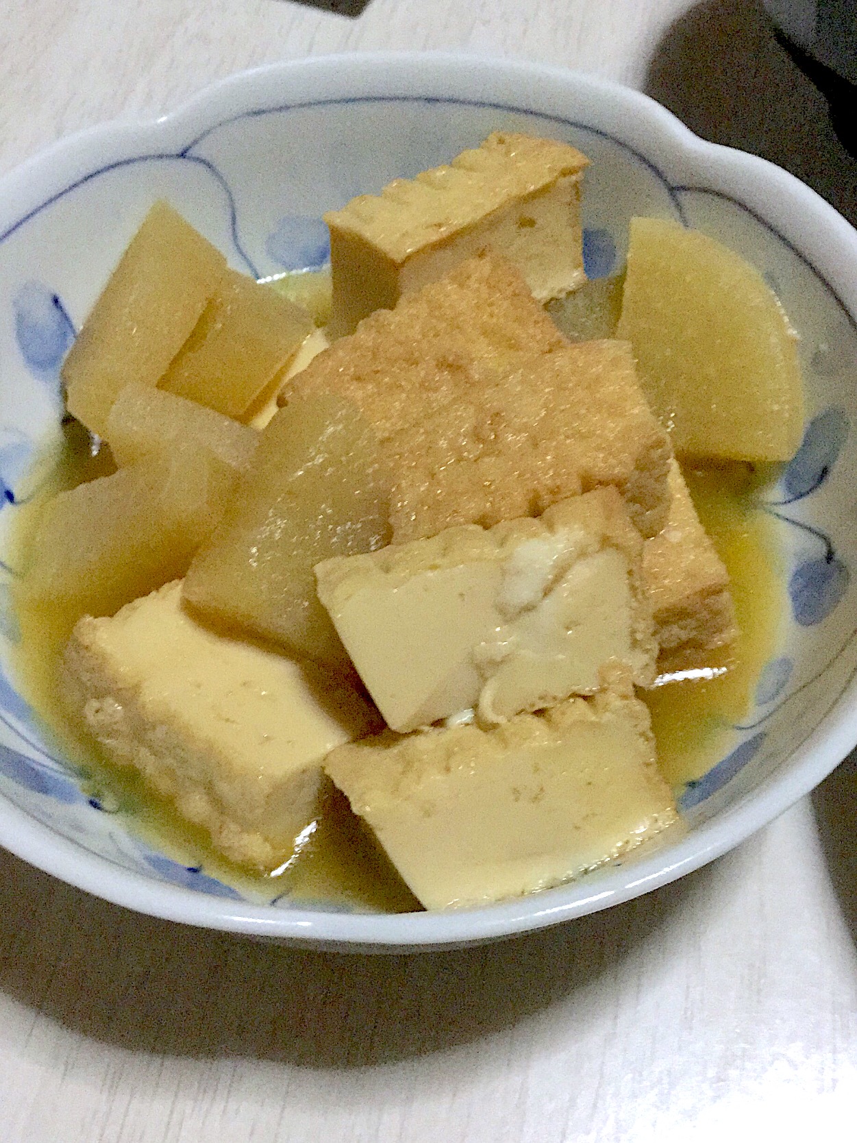 大根と厚揚げの煮物