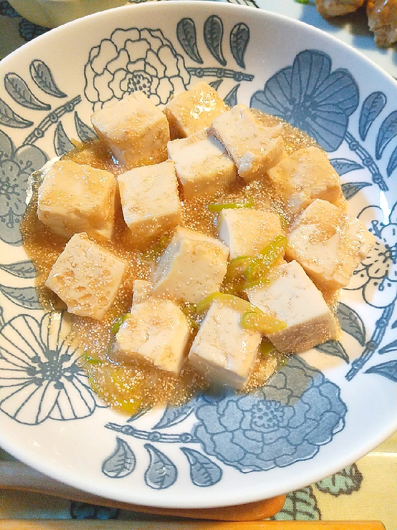 豆腐の明太子煮