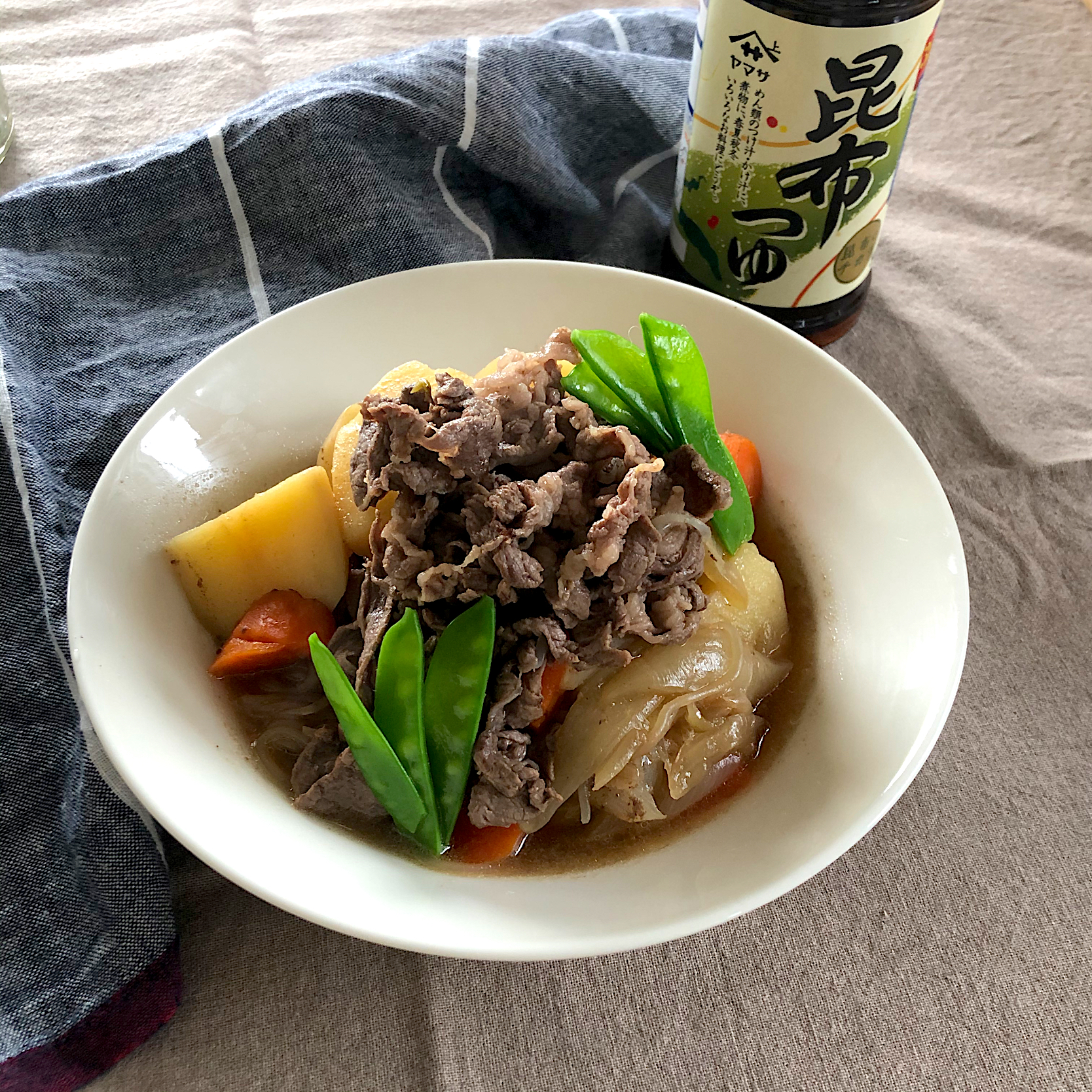 昆布つゆで！簡単ほっこり肉じゃが