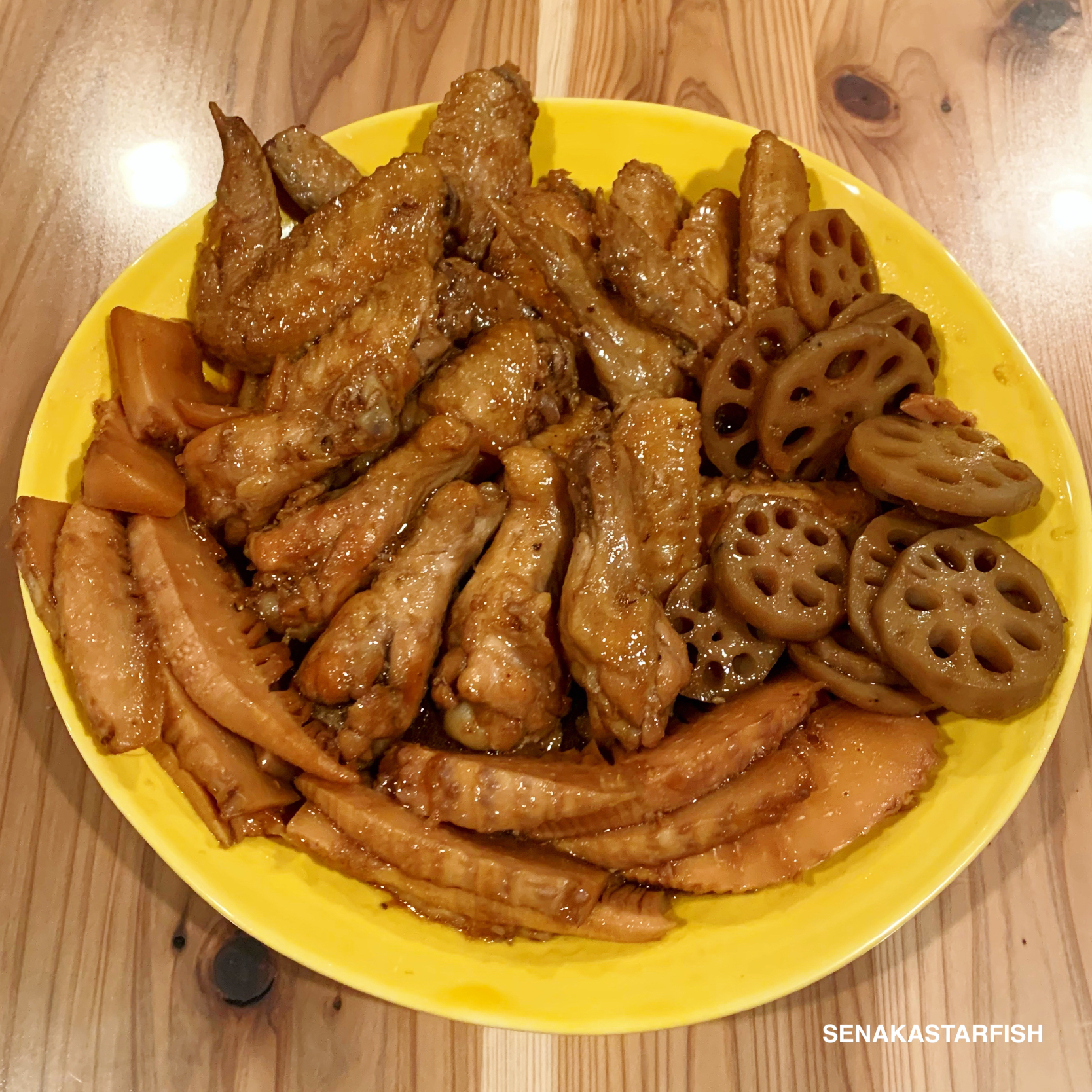 中華風鶏手羽の甘辛煮