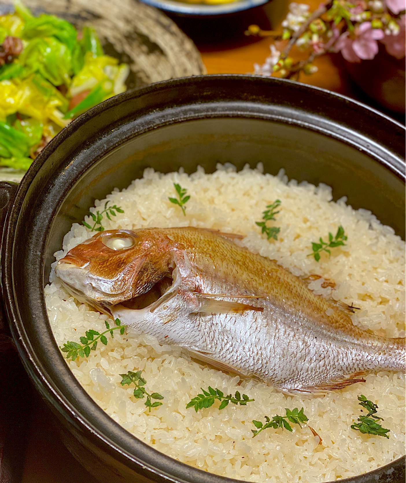 鯛の炊き込みご飯