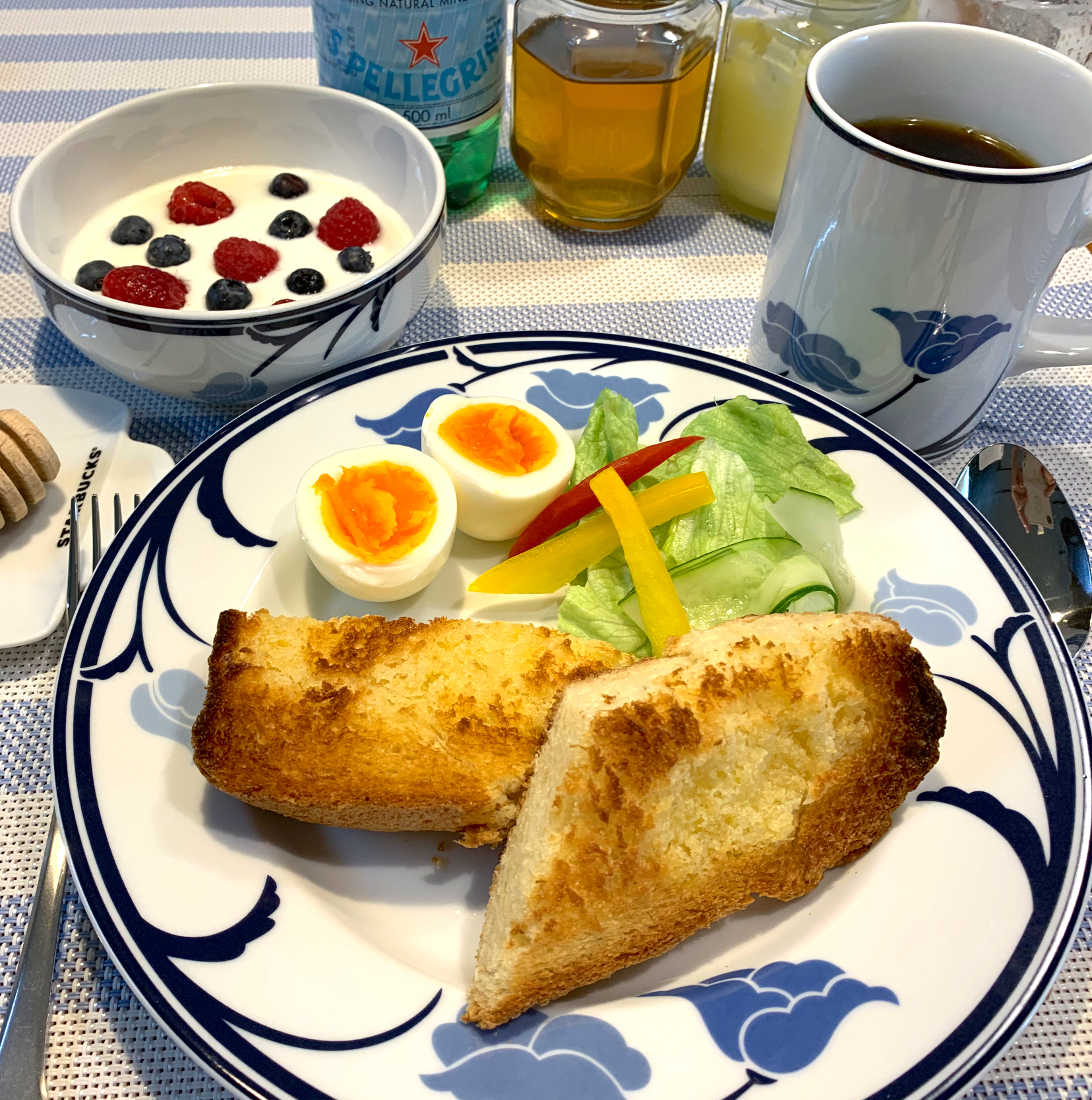 スペルト小麦粉のトースト