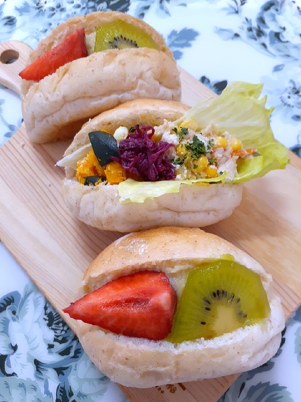 🔷🥪今日のランチ🥯🥖🍓🥝🌽20210323🔷