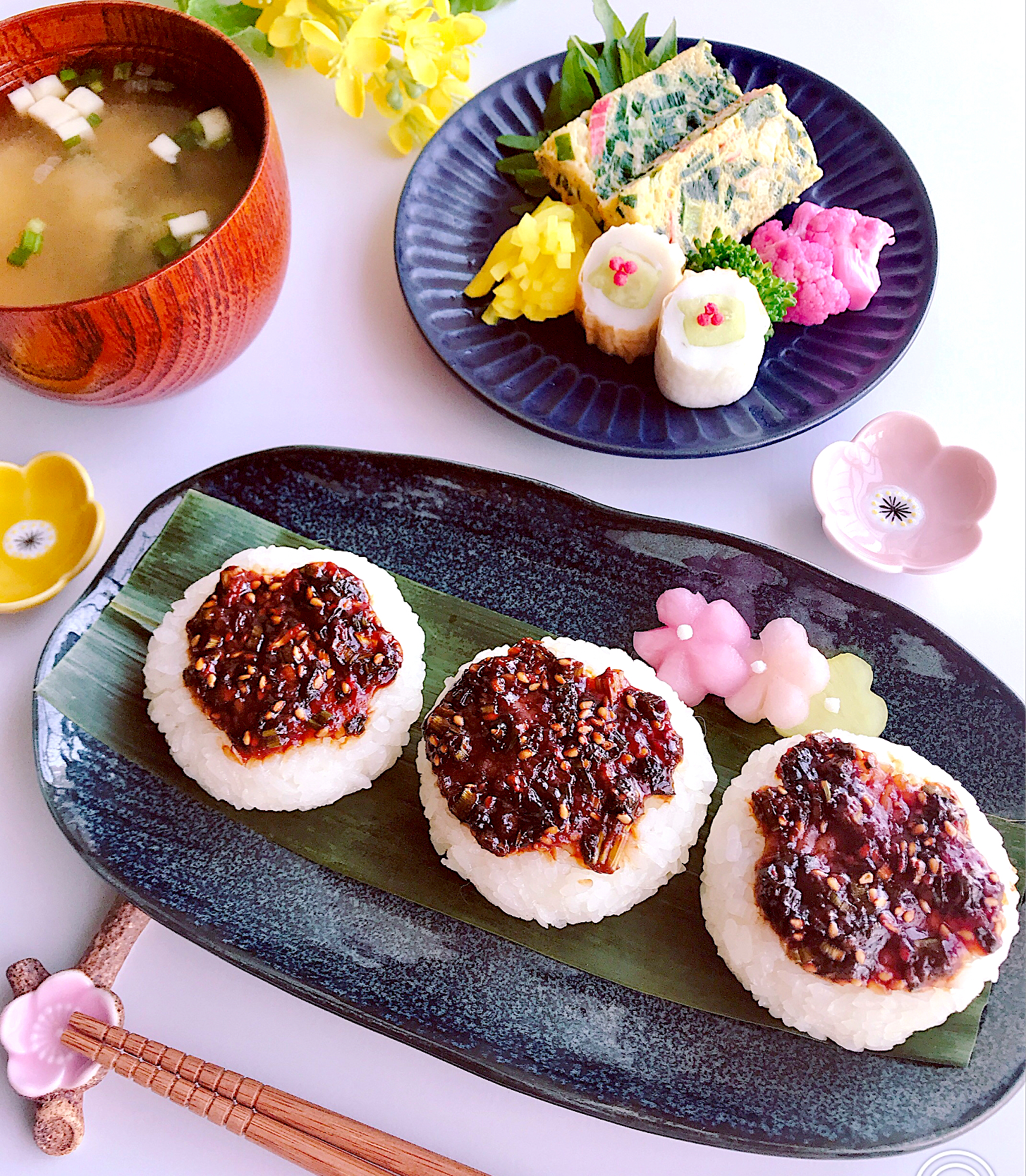 🌸《赤みそ焼きおにぎり》🌸