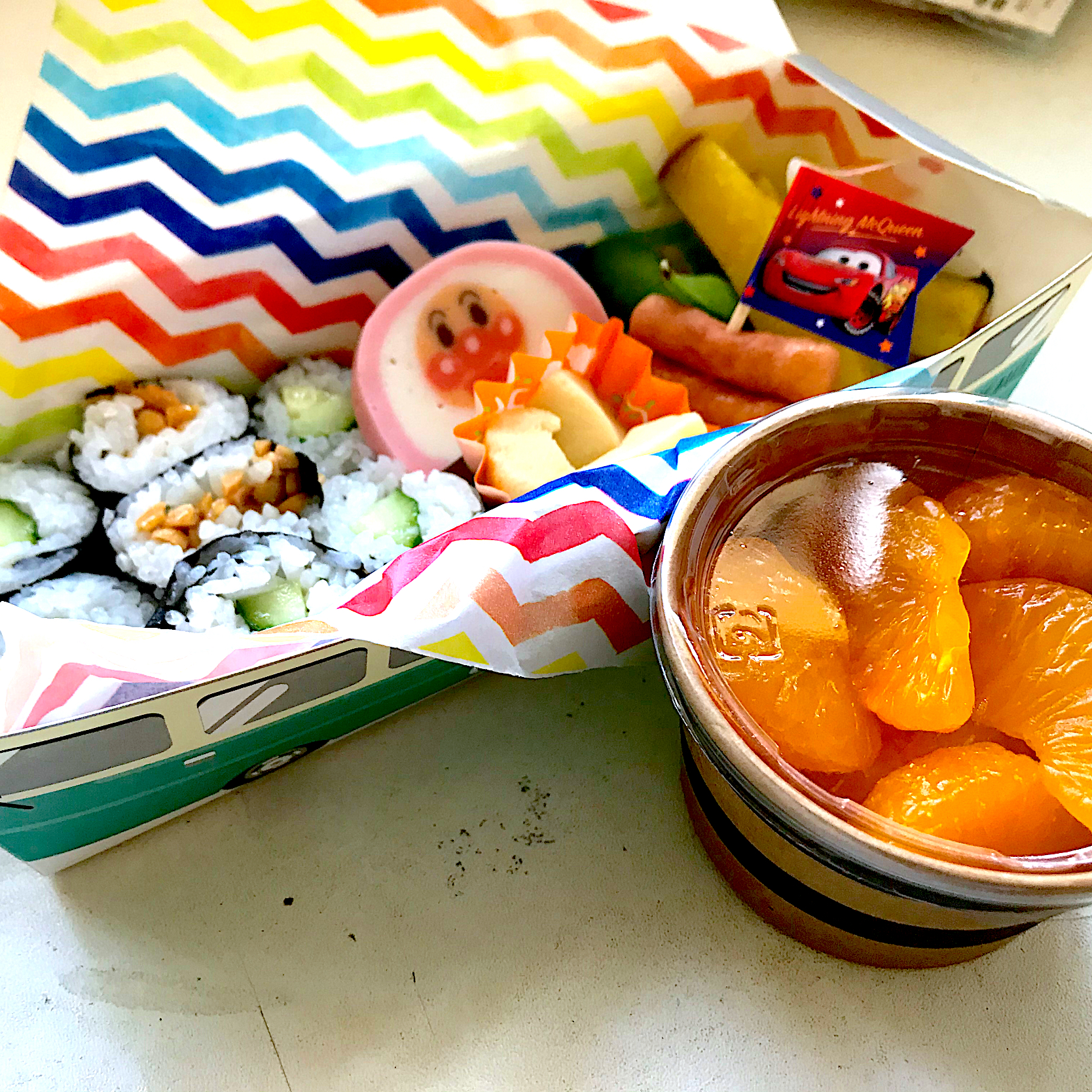 乳アレルギっ子のお出掛けお弁当🍱