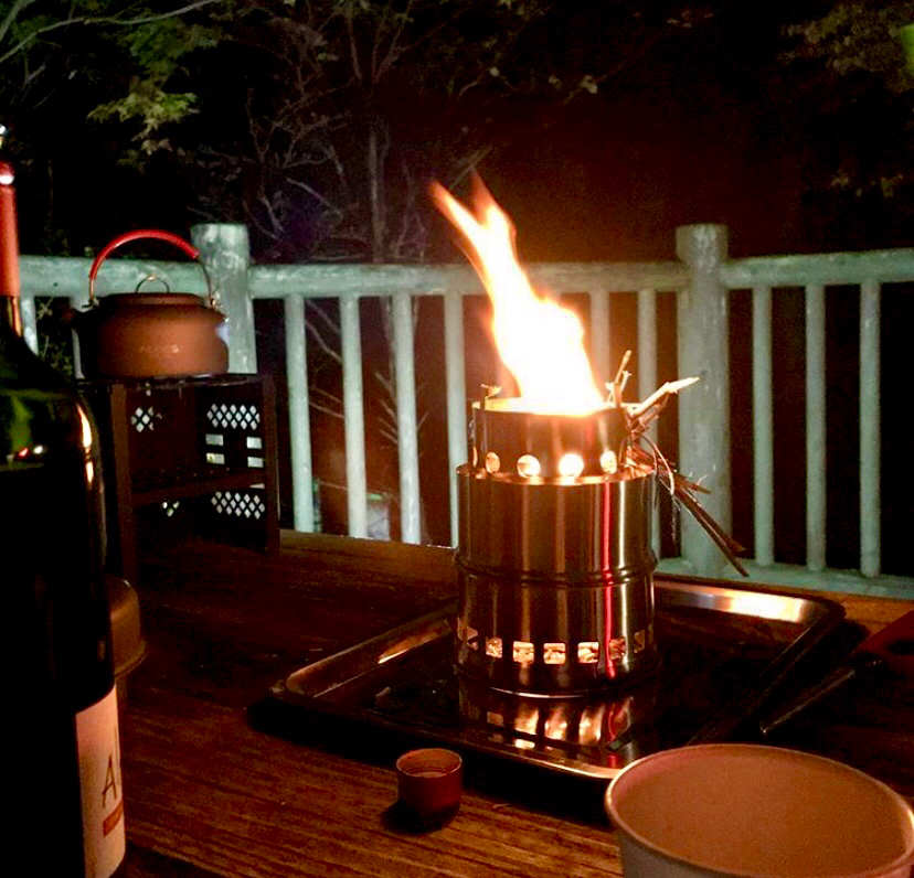 調子に乗ってホットワインde夜桜🍷・・