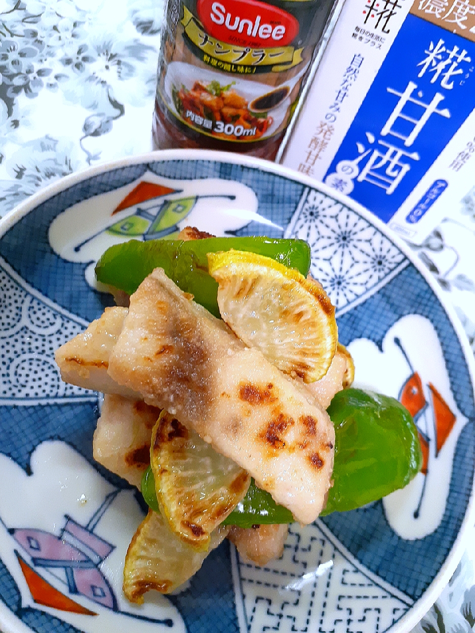 🔷🐟メカジキと☀️天日干し大根の🇹🇭ナンプラー焼き🔷