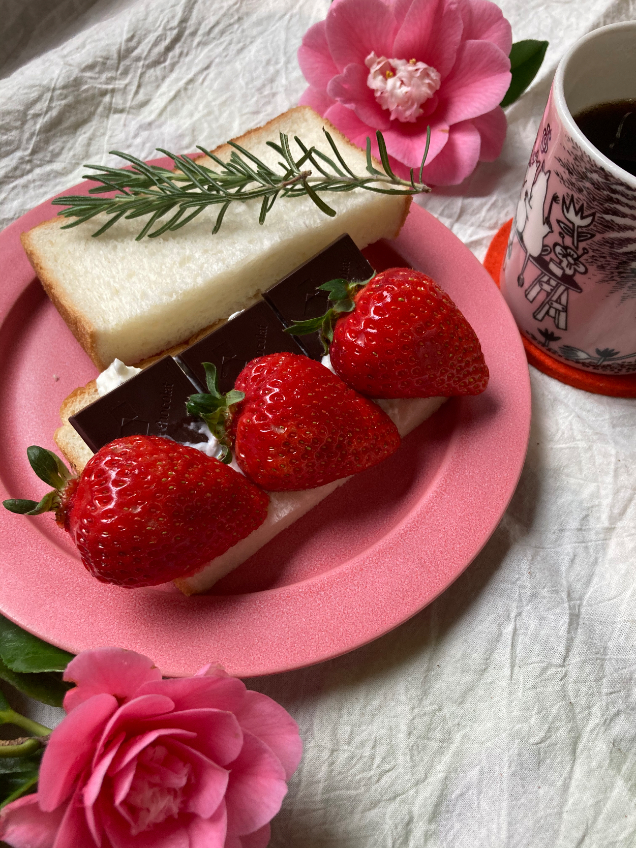 あまおう、チョコサンド