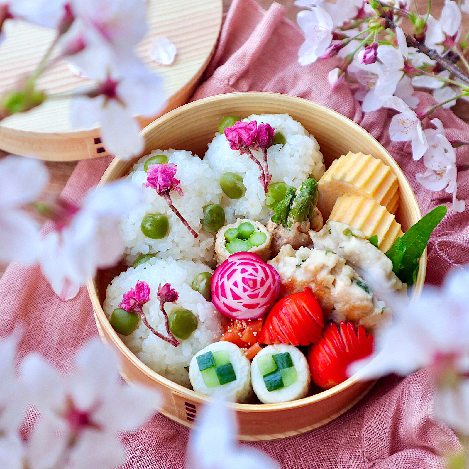 おうちお花見弁当