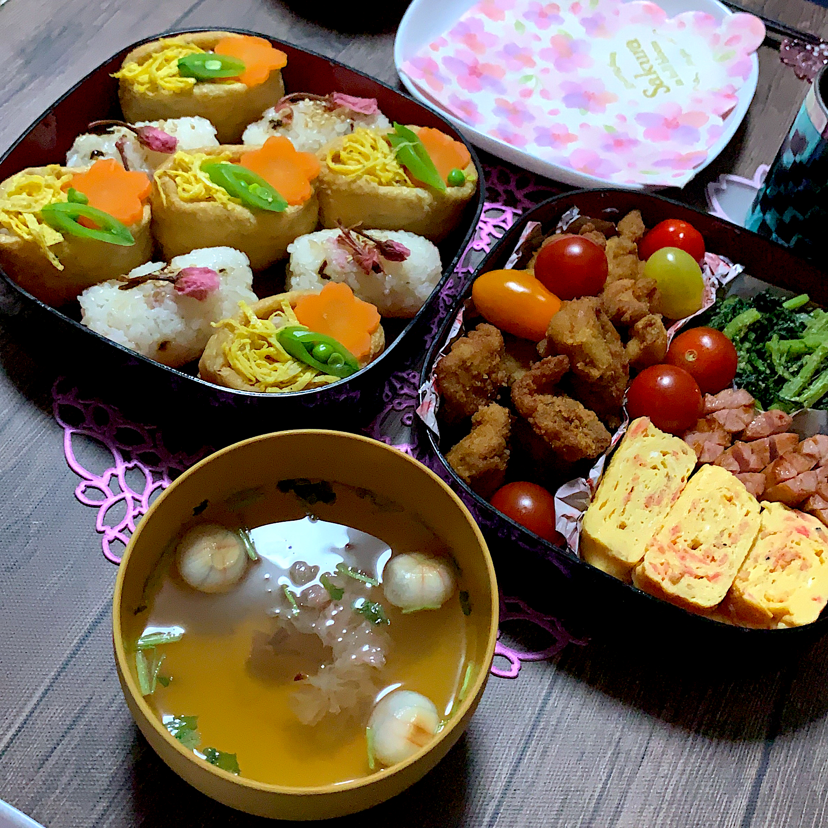 桜香る🌸エアお花見弁当