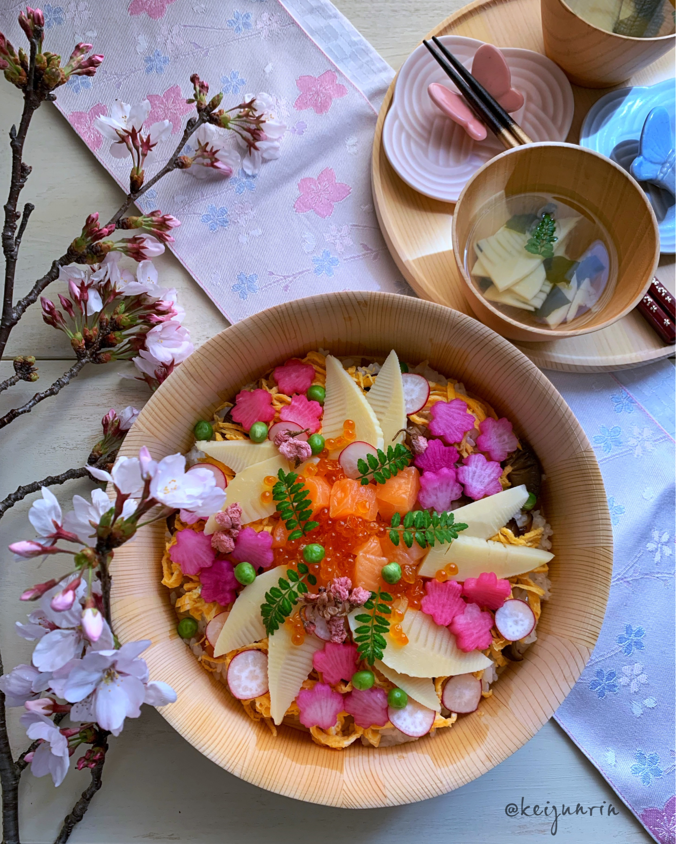 お花見ちらし寿司