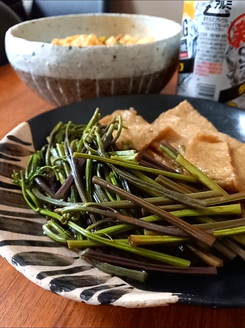 じゃこ天わらび煮