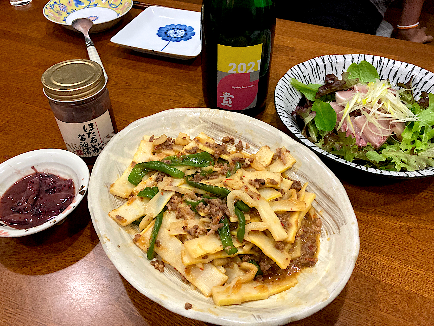 旬の筍と蔵開き限定酒🍶