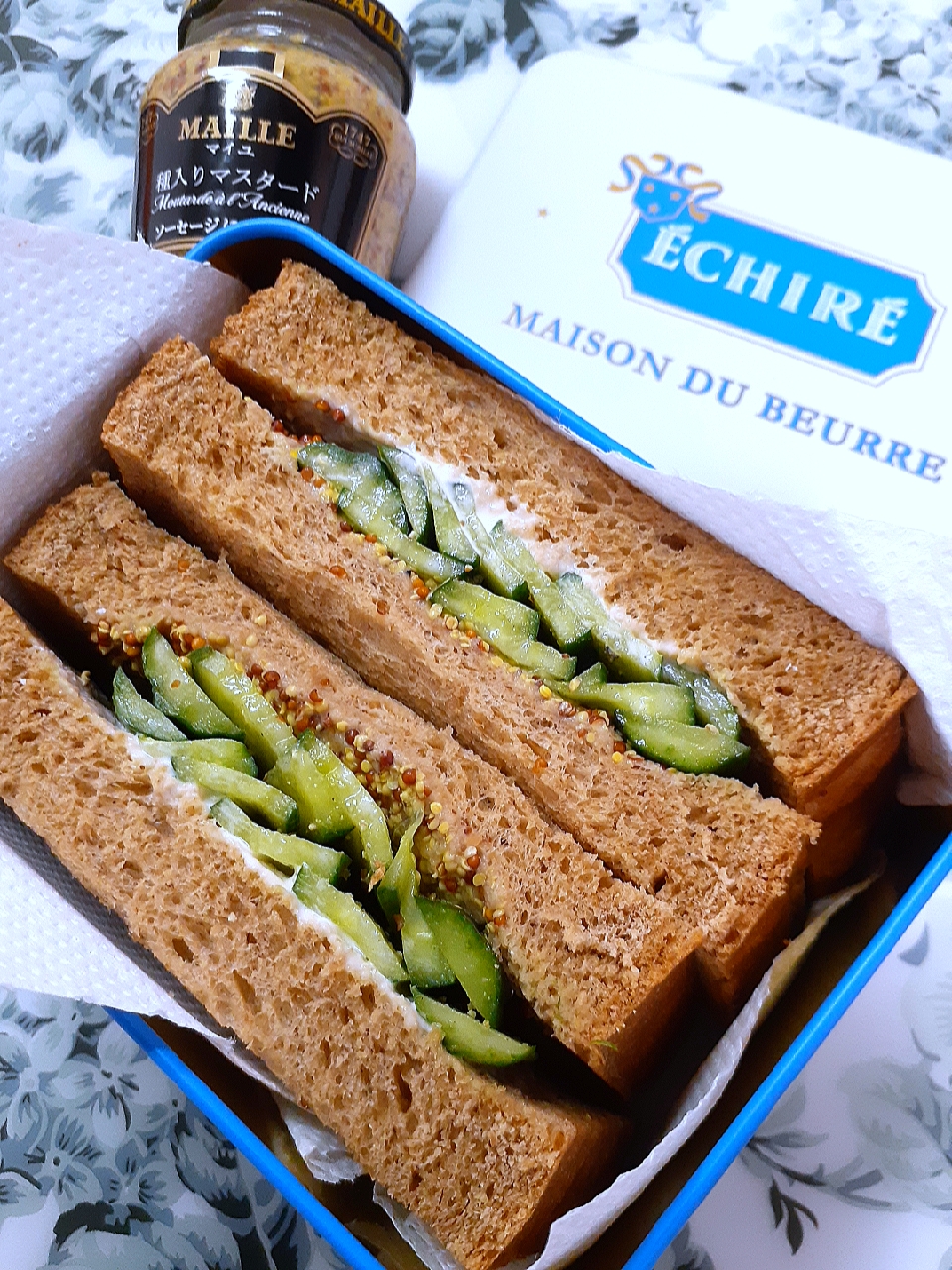 🔷🥒きゅうりサンド🥪20210409🔷