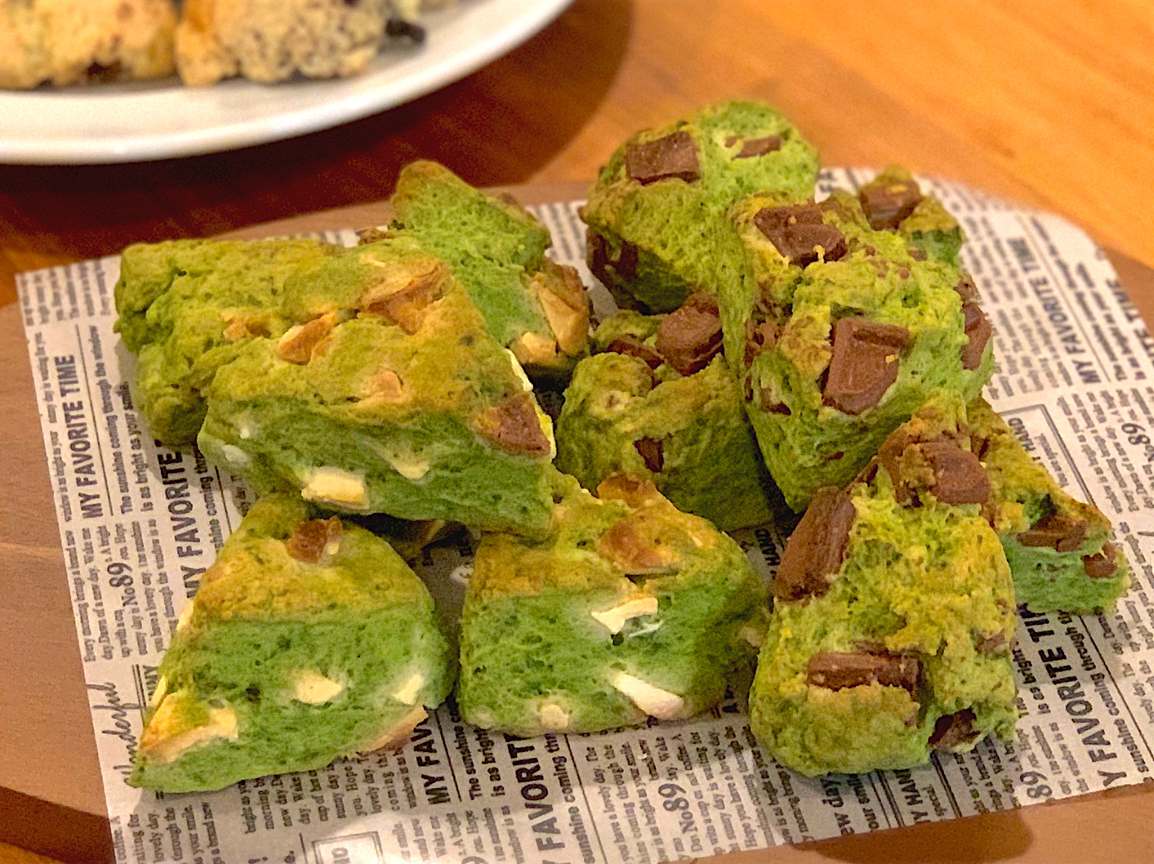 ホットケーキミックスで抹茶のスコーン