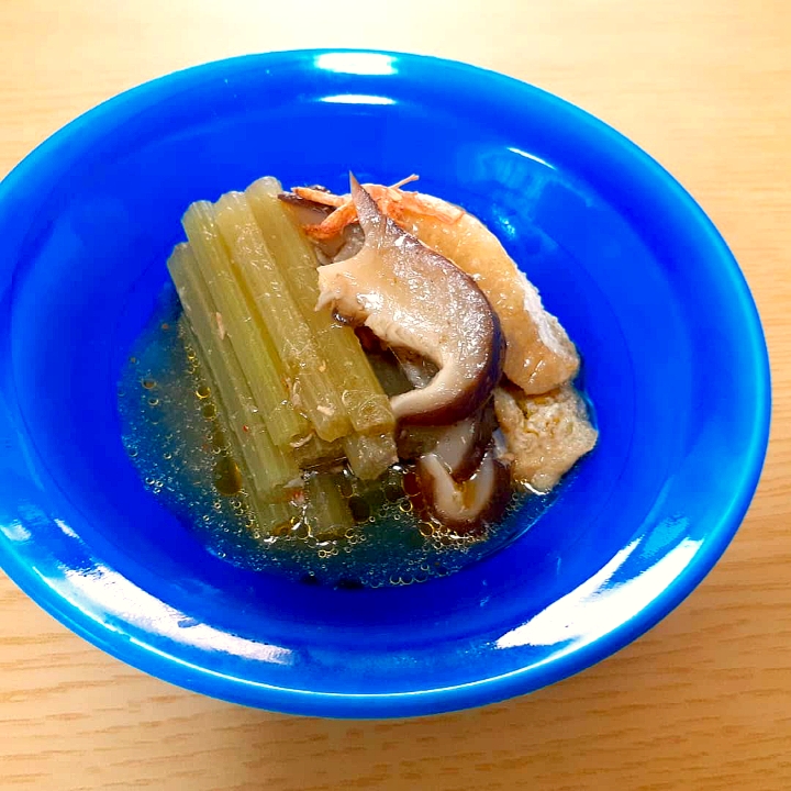 フキと椎茸のピリ辛煮