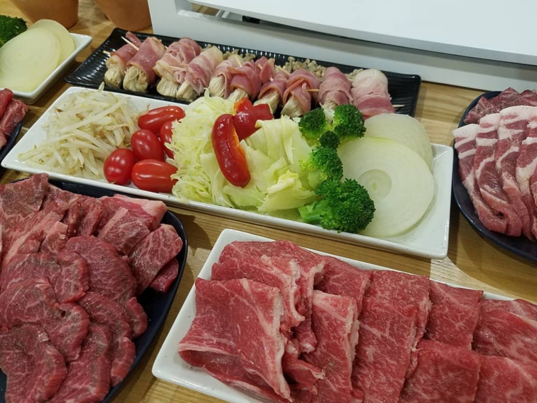 おうちで夜桜焼き肉パーティー