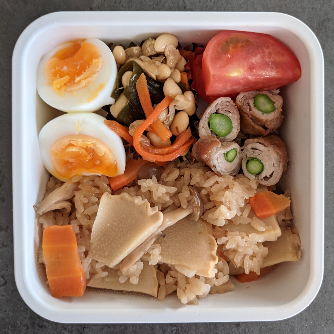 たけのこごはんのお弁当！