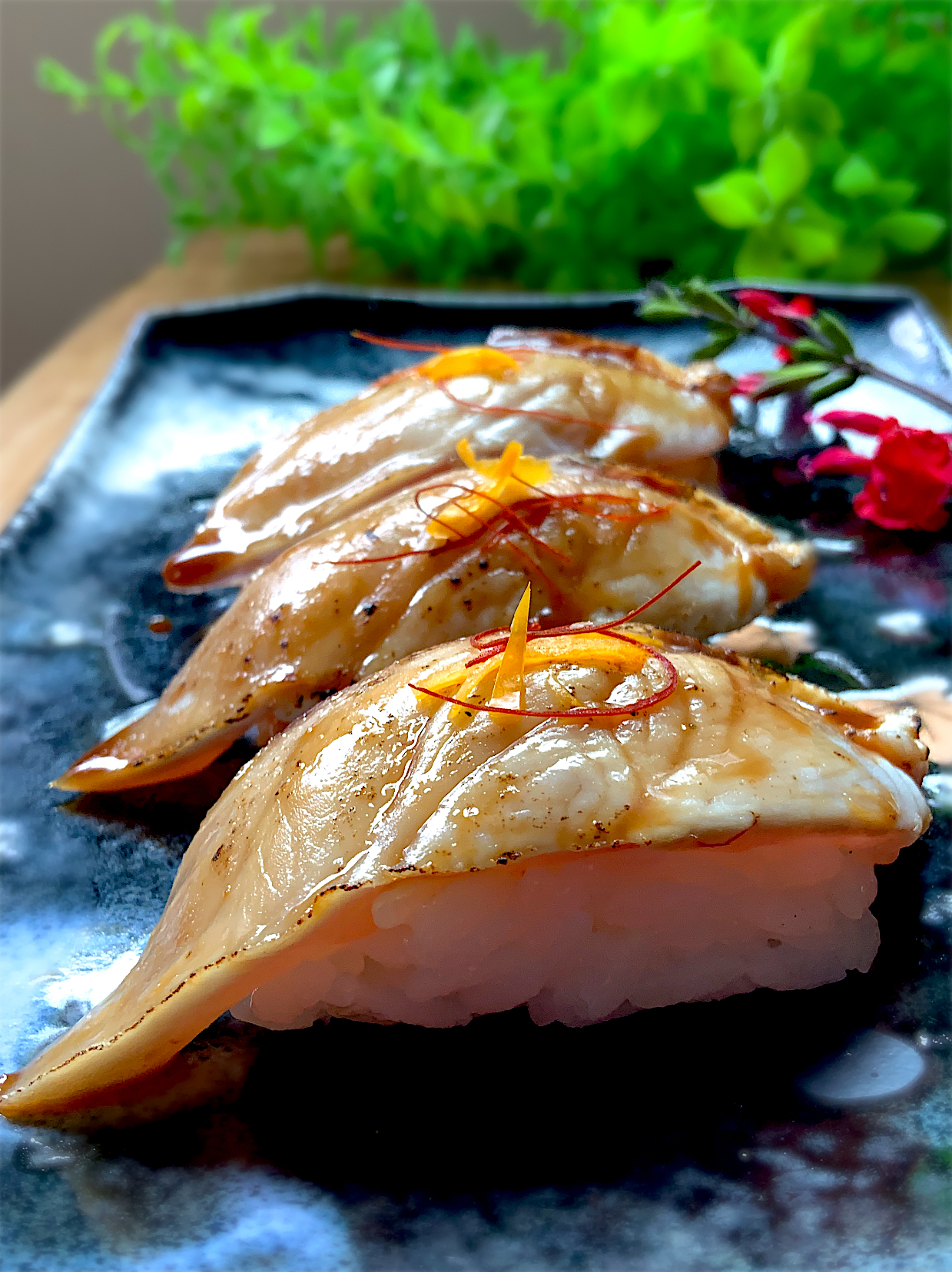 釣り魚🎣ヒラマサ の炙り寿司