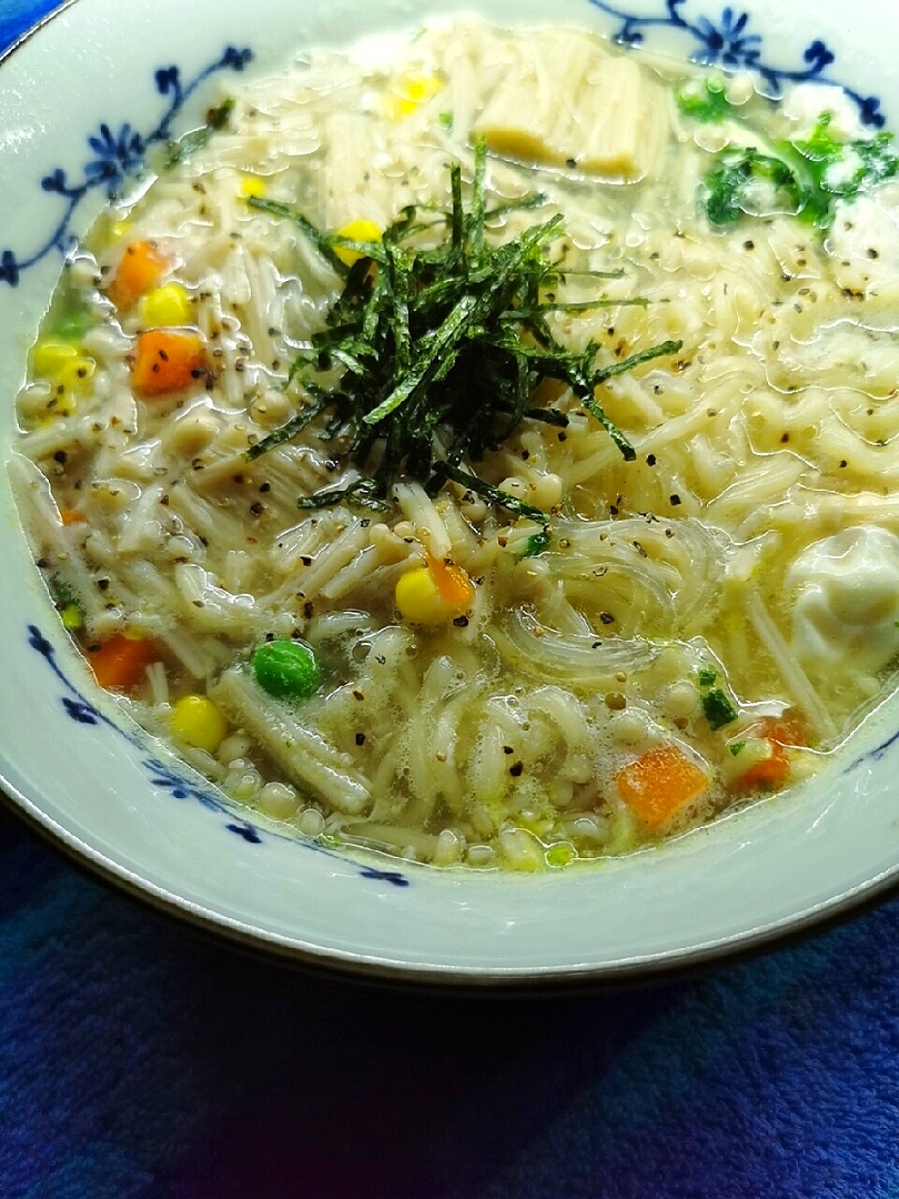 ヘルシー塩ラーメン🥰👍