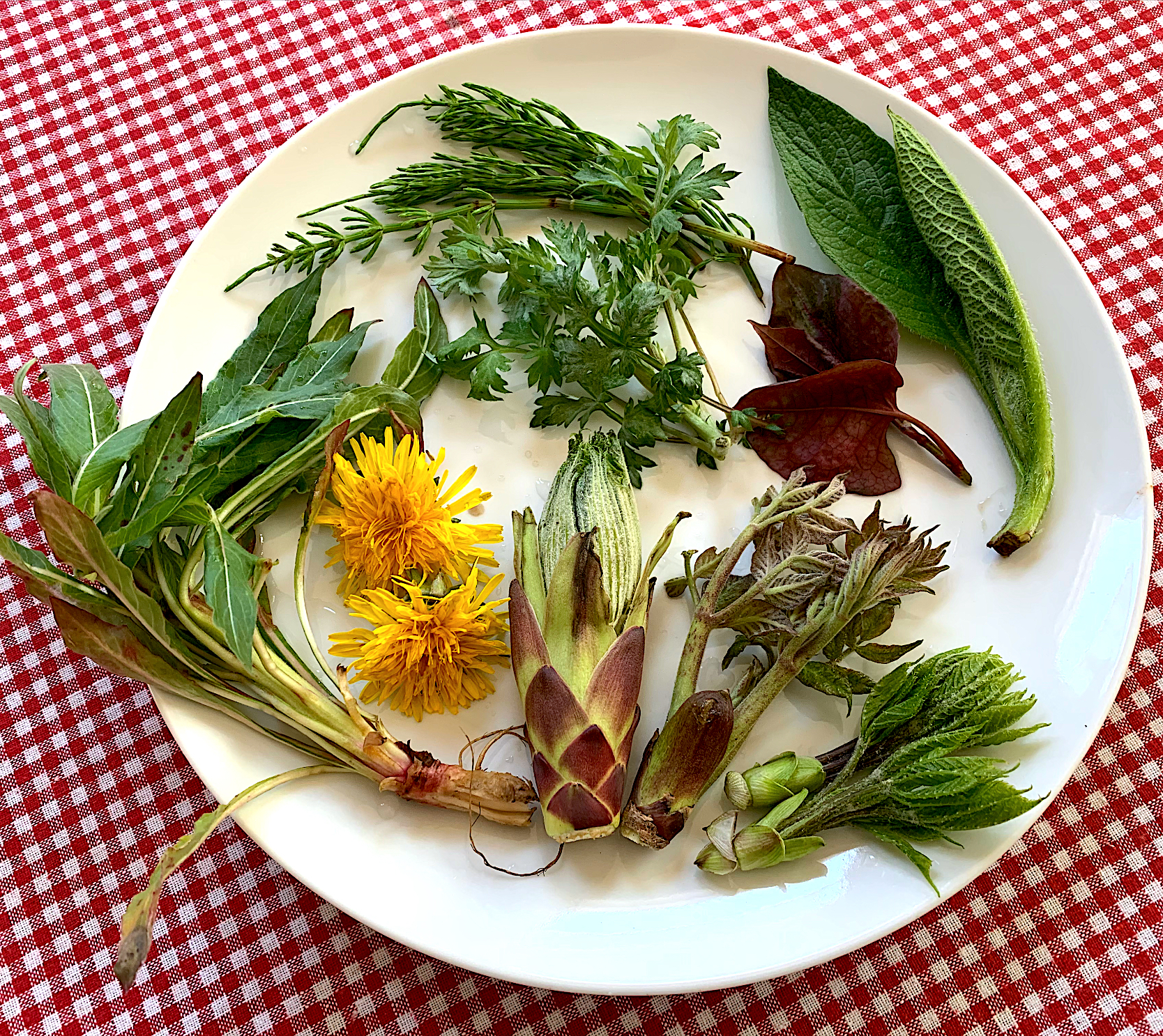 野草のごち草天ぷら❣️