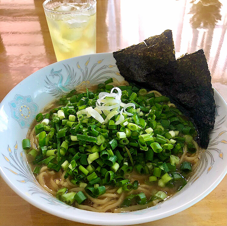 朝ラー🍜青ネギラーメン