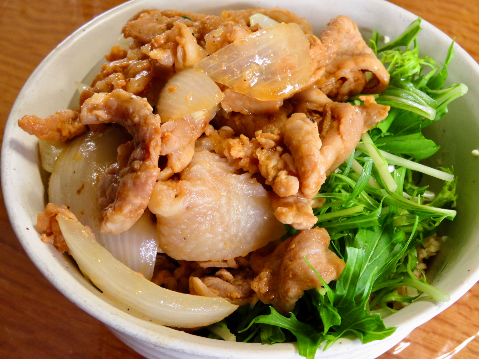 オートミールと炒り豆腐でプルコギ丼