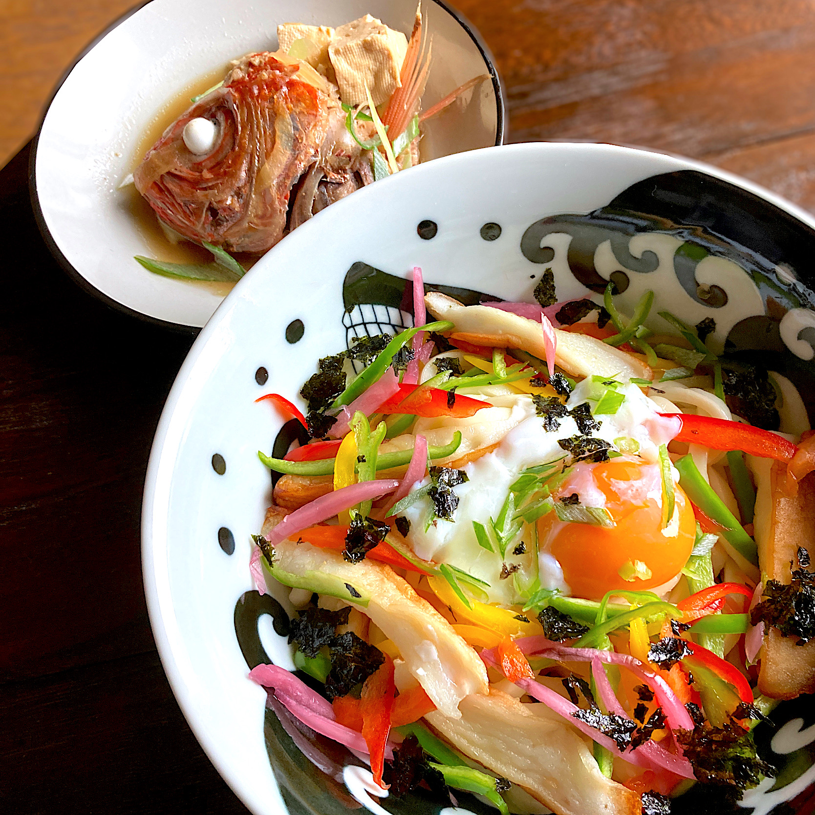 野菜たっぷりサラダうどん