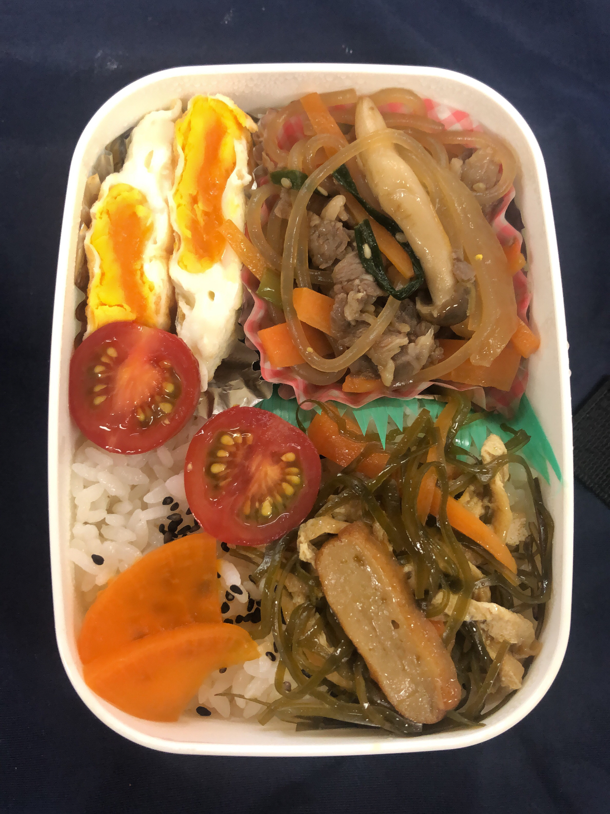 チャプチェ弁当【朝めし】