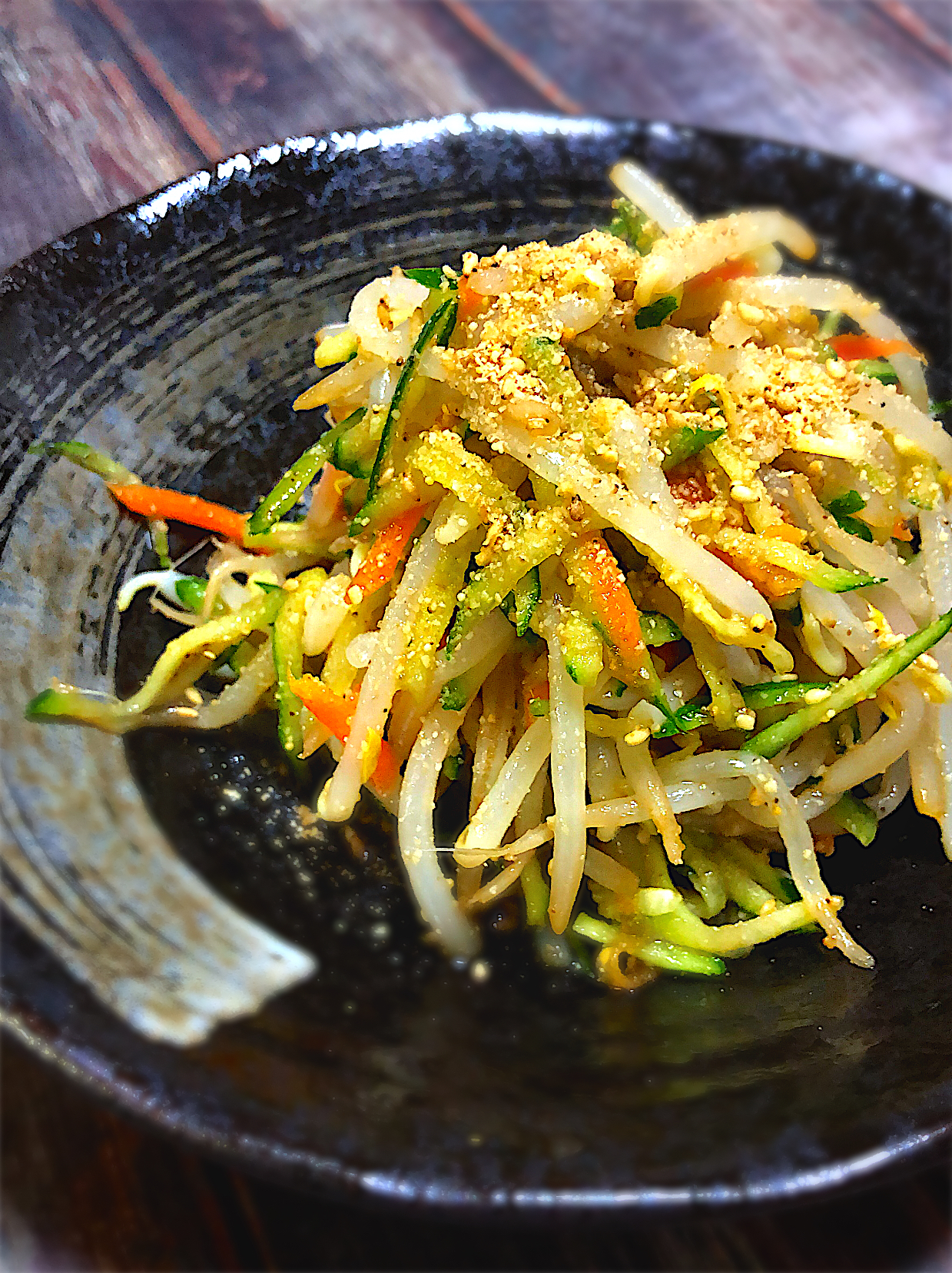 3食野菜の胡麻ナムル