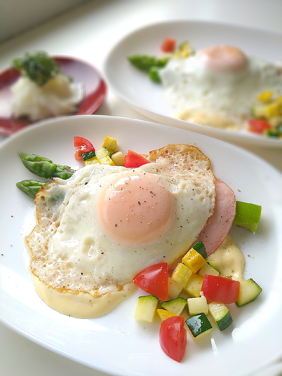 古尾谷りかこさんの料理 アスパラ ビスマルク