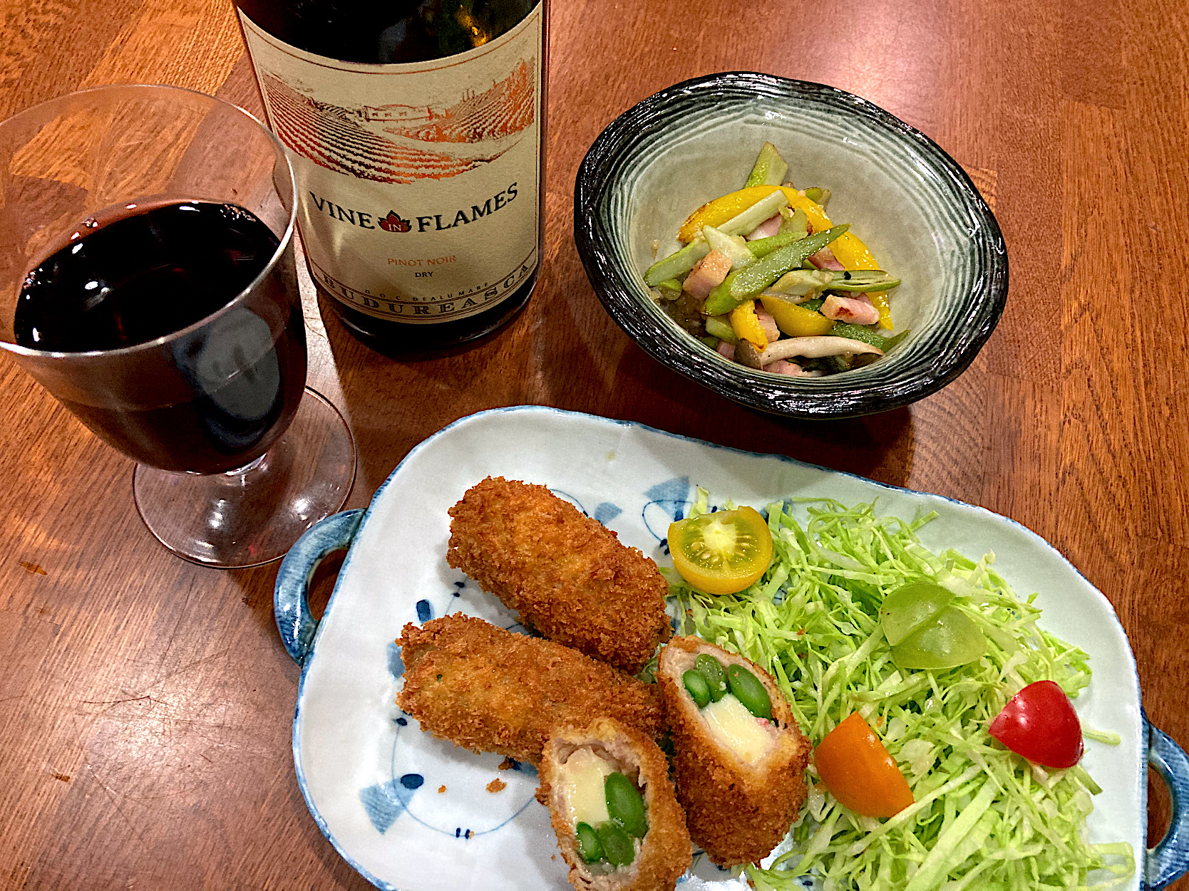 今夜もヘルシー　🍷