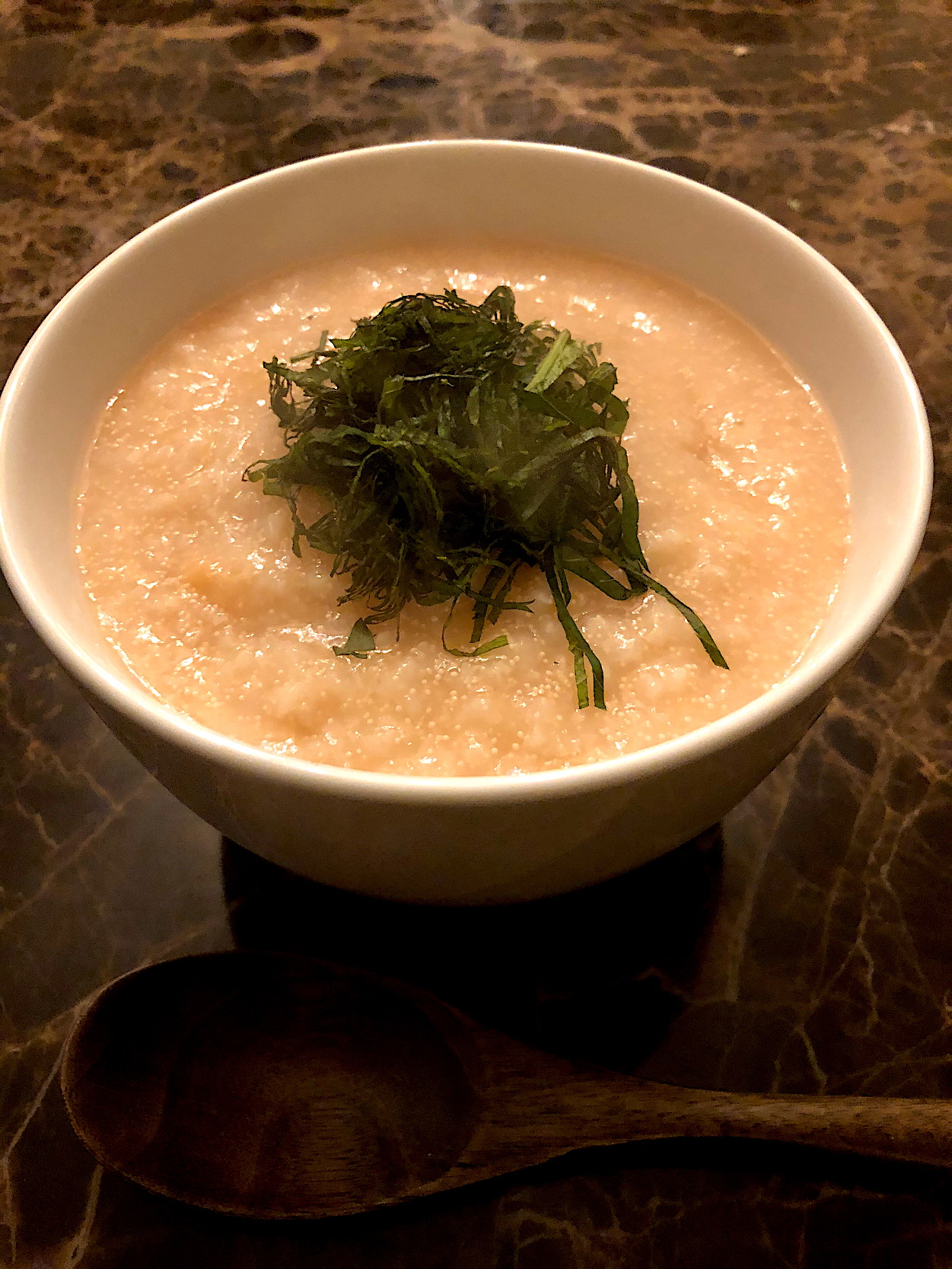 明太紫蘇粥🍚 胃を休めようかなって‪( ᐢ︶ᐢ )🌿